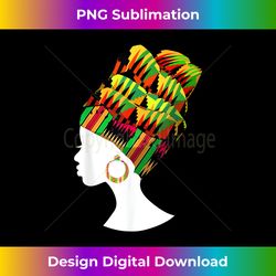 funny kente cloth head wrap for african american - contemporary png sublimation design - access the spectrum of sublimation artistry