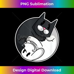 Yin Yang Symbol Cat Dog Funny Animal Cute Pet Owners - Vibrant Sublimation Digital Download - Tailor-Made for Sublimation Craftsmanship