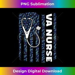 VA Nurse Camouflage American Flag Patriotic Nurse USA - Vibrant Sublimation Digital Download - Chic, Bold, and Uncompromising