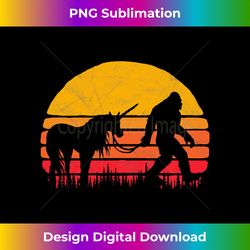 Funny Bigfoot  Sasquatch & Unicorn Retro Legends! - Luxe Sublimation PNG Download - Channel Your Creative Rebel