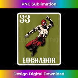 Luchador Lucha Libre Mexican Wrestling Lottery Wrestler - Chic Sublimation Digital Download - Chic, Bold, and Uncompromising