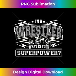 I'm a Wrestler Freestyle Wrestling Boys - Contemporary PNG Sublimation Design - Elevate Your Style with Intricate Details