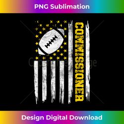 Fantasy Football Commissioner American Flag Commish Draft - Luxe Sublimation PNG Download - Rapidly Innovate Your Artistic Vision
