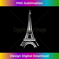 Eiffel Tower Paris France Souvenir - Innovative PNG Sublimation Design - Crafted for Sublimation Excellence