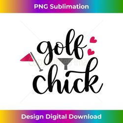 Funny Golf Chick Golfer Summer Vacation Ladies Golfing - Classic Sublimation PNG File - Enhance Your Art with a Dash of Spice