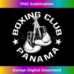 boxing club panama gloves graphic for a boxing lover - sophisticated png sublimation file - ideal for imaginative endeavors
