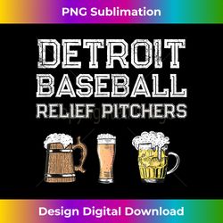 Funny Detroit Michigan Baseball Fan Relief Pitchers Of Beer - Innovative PNG Sublimation Design - Access the Spectrum of Sublimation Artistry