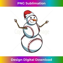 baseball snowman funny christmas sport training player coach - urban sublimation png design - striking & memorable impressions