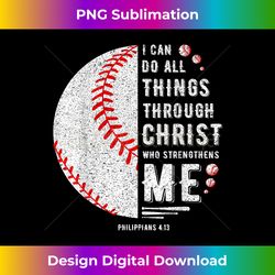 christian baseball s i can do all things through christ - chic sublimation digital download - chic, bold, and uncompromising