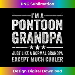 Mens Pontoon  Pontooning Grandpa Funny Captain - Artisanal Sublimation PNG File - Pioneer New Aesthetic Frontiers