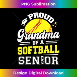 Proud Grandma Of A Softball Senior 2023 Graduation - Sublimation-Optimized PNG File - Customize with Flair