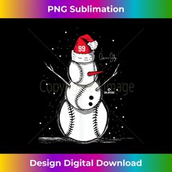 aaron judge baseball snowman - eco-friendly sublimation png download - elevate your style with intricate details
