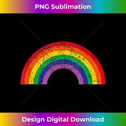 Vintage Rainbow Retro LGBTQ 80's Gay Pride Month - Vibrant Sublimation Digital Download - Reimagine Your Sublimation Pieces