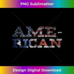 Ame-Rican American Puerto Rican July 4th USA Flag - Edgy Sublimation Digital File - Elevate Your Style with Intricate Details