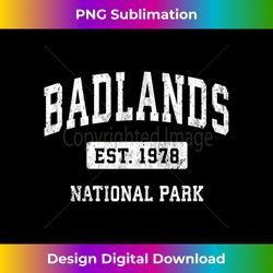 Badlands Vintage National Park Sports Design - Chic Sublimation Digital Download - Rapidly Innovate Your Artistic Vision
