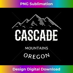 original cascade mountains oregon mountains graphic design - artisanal sublimation png file - challenge creative boundaries