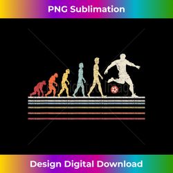 Funny Soccer Evolution Of Man Sport Retro Vintage - Eco-Friendly Sublimation PNG Download - Chic, Bold, and Uncompromising