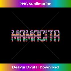 Mamacita logo with Mexican serape Leopard - Edgy Sublimation Digital File - Immerse in Creativity with Every Design