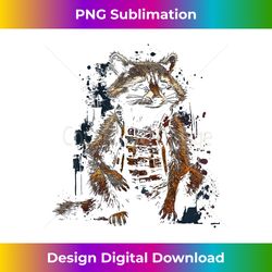 Raccoon Artwork - Animal Art Raccoon - Minimalist Sublimation Digital File - Enhance Your Art with a Dash of Spice