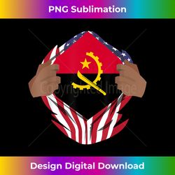 Angola In My DNA Angola Flag Proud Angolan American Men - Timeless PNG Sublimation Download - Striking & Memorable Impressions