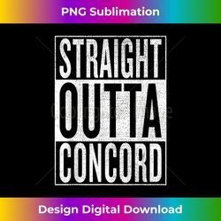 Straight Outta Concord Great Travel & Idea - Contemporary PNG Sublimation Design - Elevate Your Style with Intricate Details