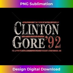 Distressed Bill Clinton Al Gore 1992 - Vibrant Sublimation Digital Download - Ideal for Imaginative Endeavors
