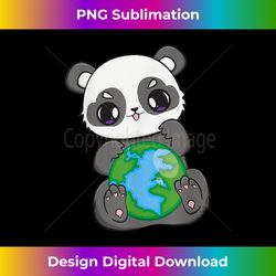 World Earth Day Earthday Panda - Contemporary PNG Sublimation Design - Crafted for Sublimation Excellence
