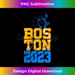 2 Sided Boston 2023 Marathon Training & Qualified - Artisanal Sublimation PNG File - Immerse in Creativity with Every Design