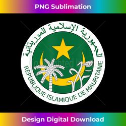 Mauritania Coat of arms Flag Mauritanian - Luxe Sublimation PNG Download - Animate Your Creative Concepts