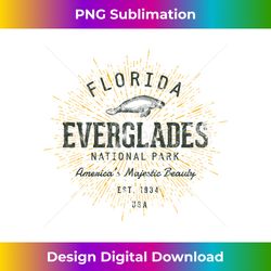 Retro Style Vintage Everglades National Park - Timeless PNG Sublimation Download - Challenge Creative Boundaries