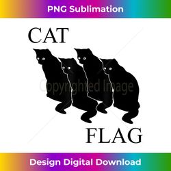 Cat Flag Funny Black Flag - Black Cat Graphic - Bespoke Sublimation Digital File - Animate Your Creative Concepts