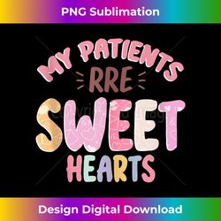 Retro Valentine's Day Nurse My Patients Are Sweet Hearts CNA - Contemporary PNG Sublimation Design - Reimagine Your Sublimation Pieces