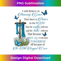 s Jesus Cross Butterfly Believe In Amazing Grace Christian - Chic Sublimation Digital Download - Challenge Creative Boundaries