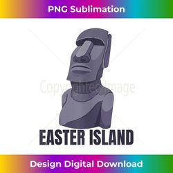 Moai Statue Easter Island - Sublimation-Optimized PNG File - Enhance Your Art with a Dash of Spice