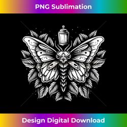 Moth And Lantern Heterocera Folkloric Wiccan Nature Goth - Edgy Sublimation Digital File - Lively and Captivating Visuals