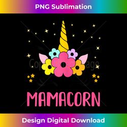 Funny Mamacorn Unicorn Costume Mom Mother's Day - Innovative PNG Sublimation Design - Reimagine Your Sublimation Pieces