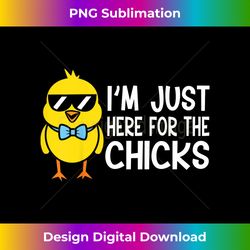 I'm Just Here for the Chicks Easter Egg Hunt Toddler Boys - Sleek Sublimation PNG Download - Immerse in Creativity with Every Design