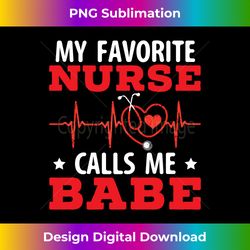 Nurse Boyfriend Relationship Medical Job Profession Medicine Long Sleeve - Bohemian Sublimation Digital Download - Rapidly Innovate Your Artistic Vision