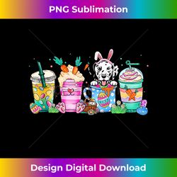 Dalmation Dog Coffee Lover Easter Bunny - Crafted Sublimation Digital Download - Elevate Your Style with Intricate Details