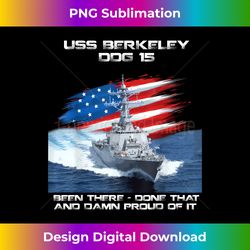USS Berkeley DDG-15 Destroyer Ship USA Flag Veteran Day Xmas - Crafted Sublimation Digital Download - Rapidly Innovate Your Artistic Vision