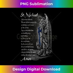 Thin Blue Line - St Michael - Luxe Sublimation PNG Download - Customize with Flair