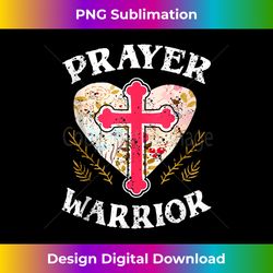 Prayer Warrior Cross Christian Faith Jesus God Religious - Bohemian Sublimation Digital Download - Elevate Your Style with Intricate Details