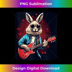Easter bunny for musician and rock'n roll lovers - Edgy Sublimation Digital File - Tailor-Made for Sublimation Craftsmanship