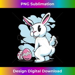 Hoppy Vibes - Cheerful Easter Bunny Festive - Deluxe PNG Sublimation Download - Pioneer New Aesthetic Frontiers