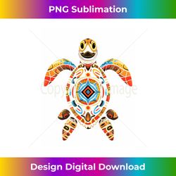 Sea Turtle Native American Tribal Indian Tribes Indigenous - Sophisticated PNG Sublimation File - Reimagine Your Sublimation Pieces