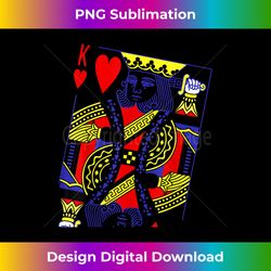 King of hearts couples Halloween costume - Eco-Friendly Sublimation PNG Download - Chic, Bold, and Uncompromising