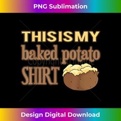 Funny Baked Potato Food Humor - Sublimation-Optimized PNG File - Challenge Creative Boundaries