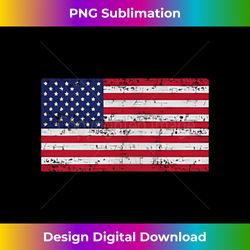 American Pride Flag T Left Chest Patriotic - Minimalist Sublimation Digital File - Crafted for Sublimation Excellence