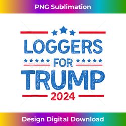 Loggers For Trump 2024 President Election 2024 Tank Top - Sleek Sublimation PNG Download - Striking & Memorable Impressi