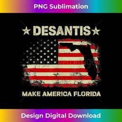 DeSantis 2024 Make America Florida Flamingo Election - Classic Sublimation PNG File - Ideal for Imaginative Endeavors